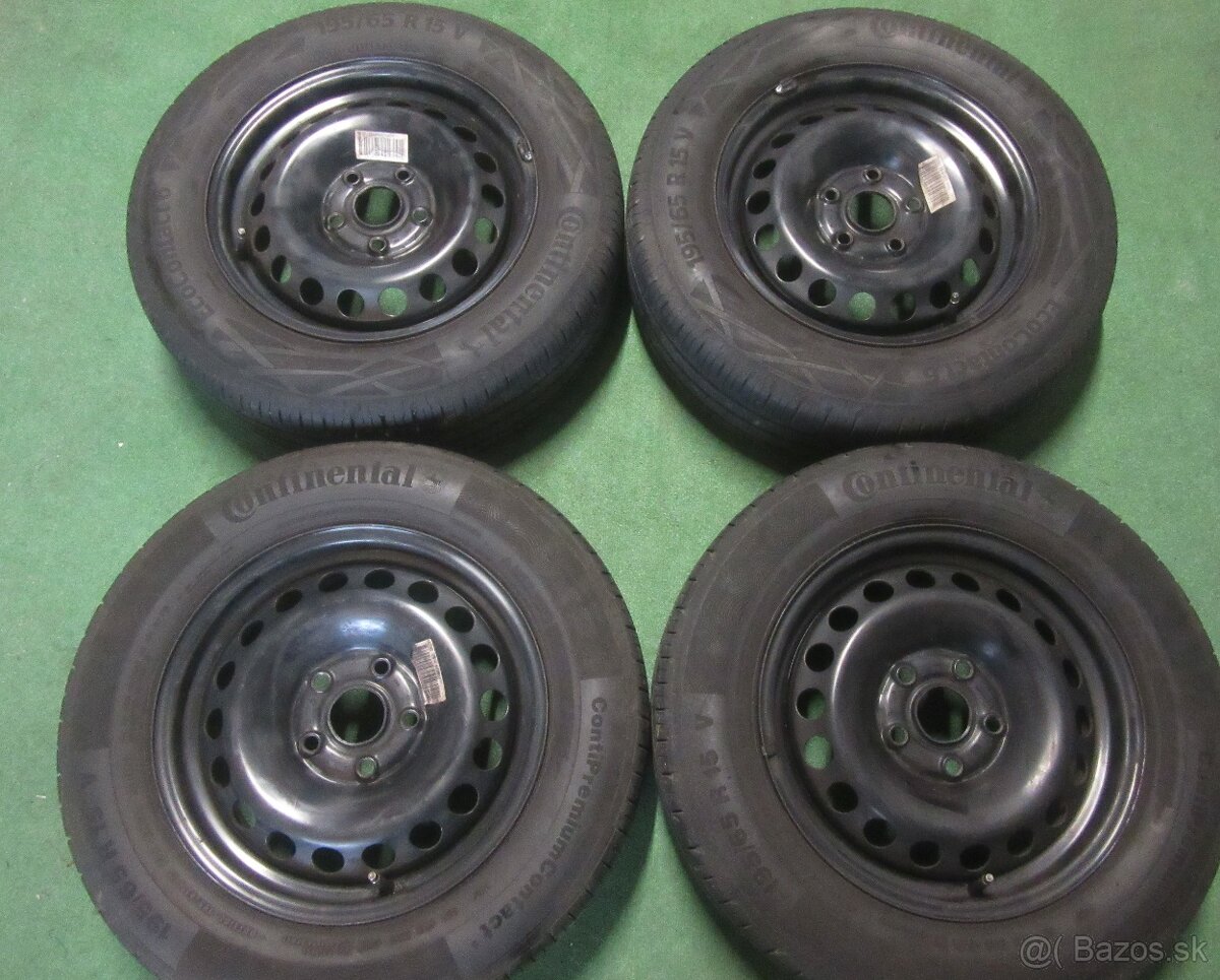 R15 letná sada GOLF rozteč 5x112 195/65r15 CONTINENTAL - 2