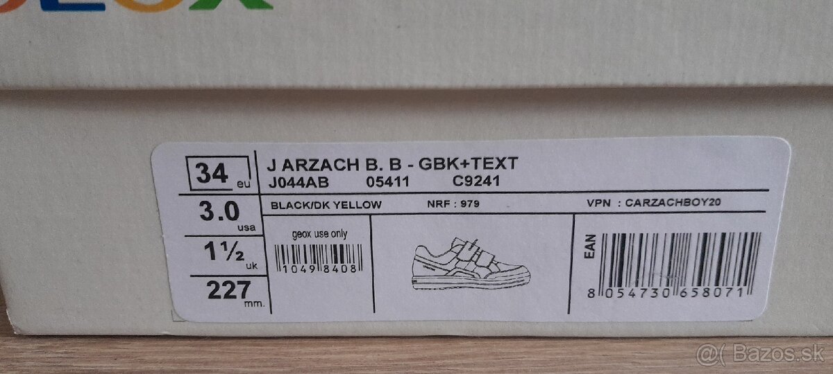 Chlapčenské topanky Geox, veľkosť 34 - 2