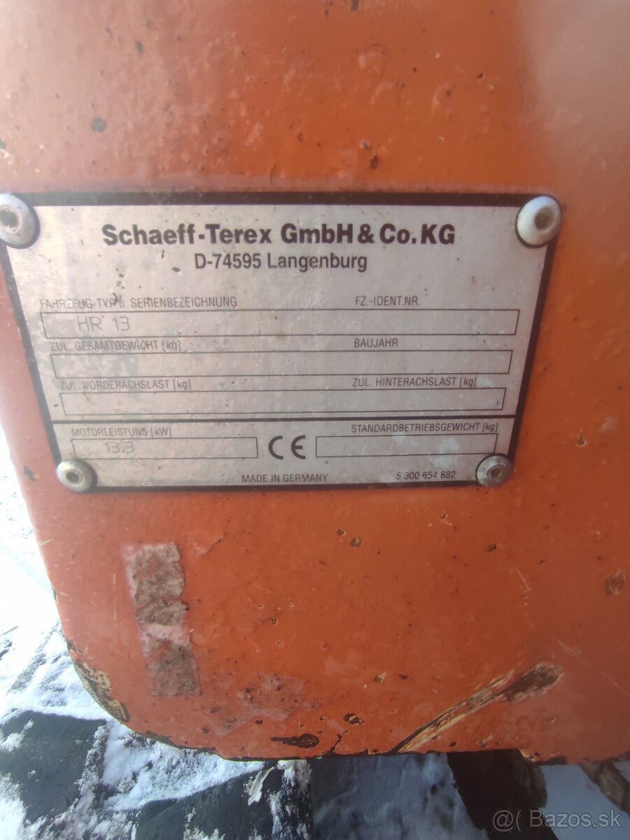 Schaeff terex hr 13 - 2