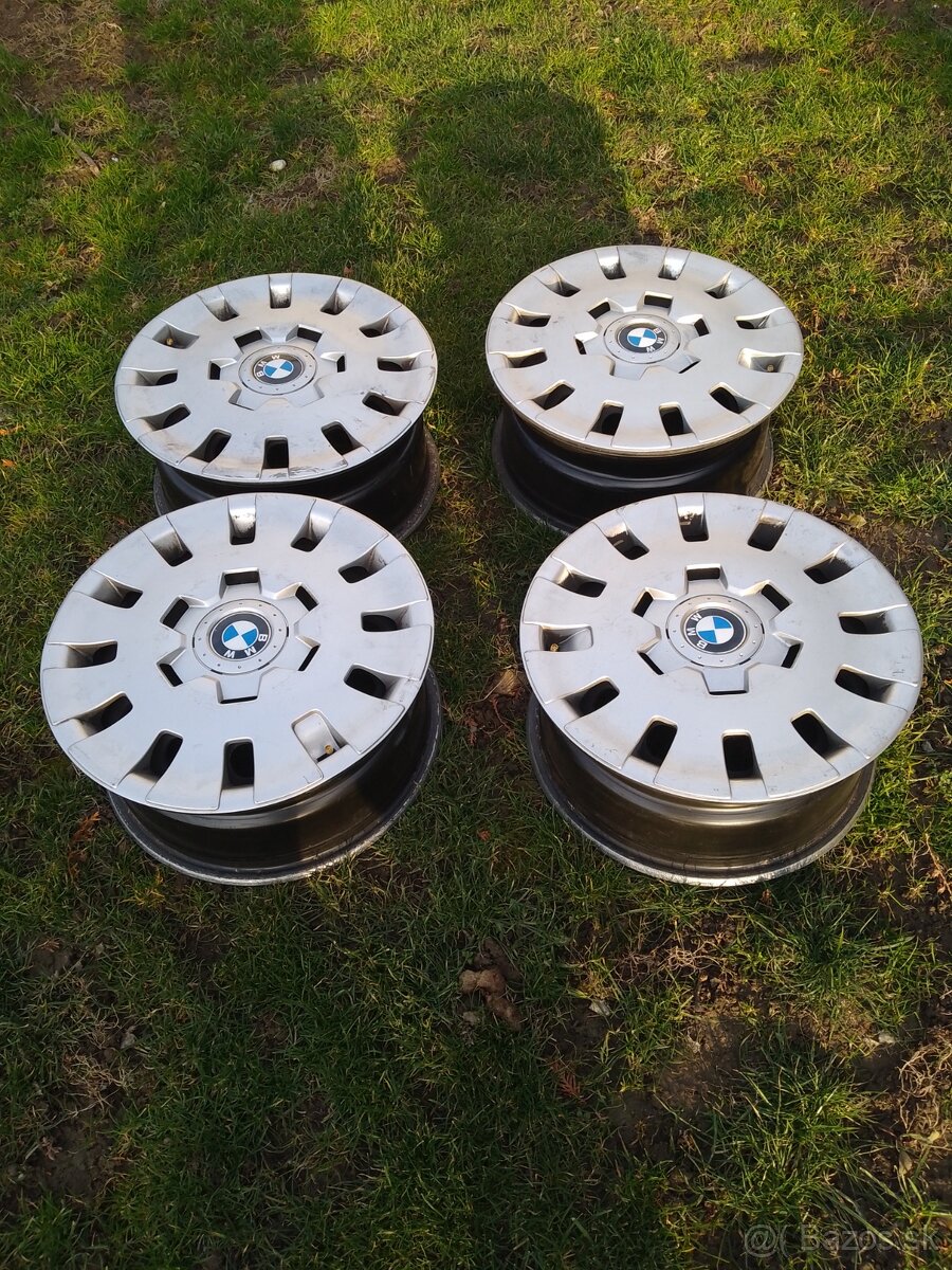 BMW original plech disky aj puklicami 15 - 2