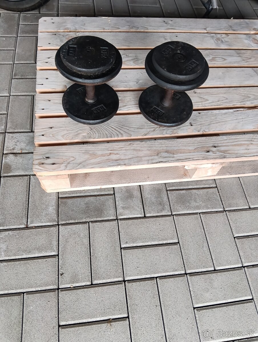 Činky jednoručky 2x15kg - 2