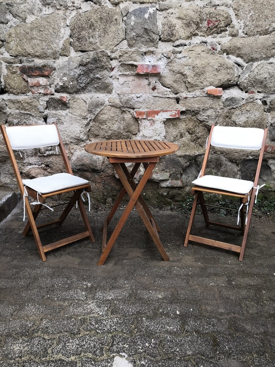 Balkónový set stol + stolicky Fieldmann - 2