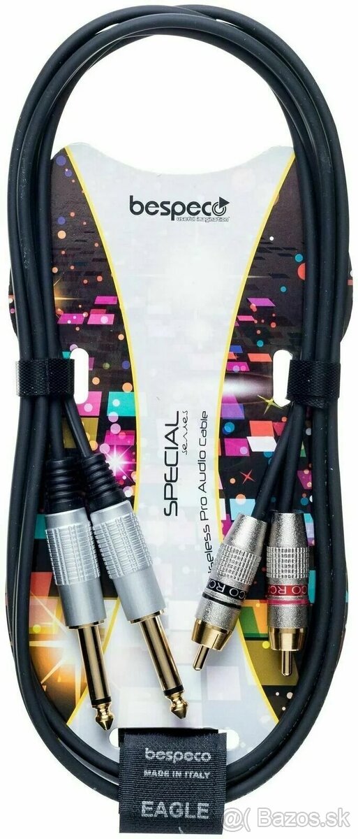 Bespeco RCJJ300 3 m Audio kábel - 2