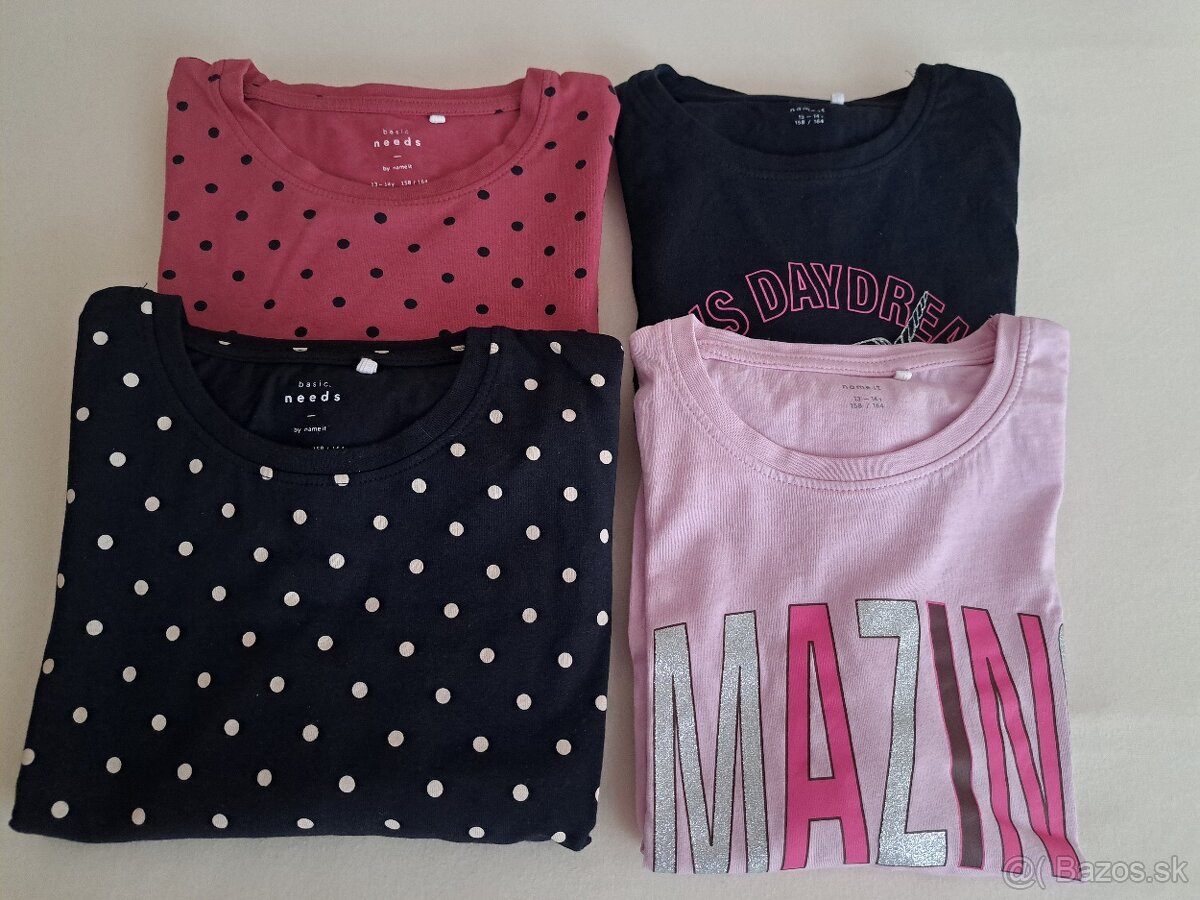 Tričká 4x158/164 - 2