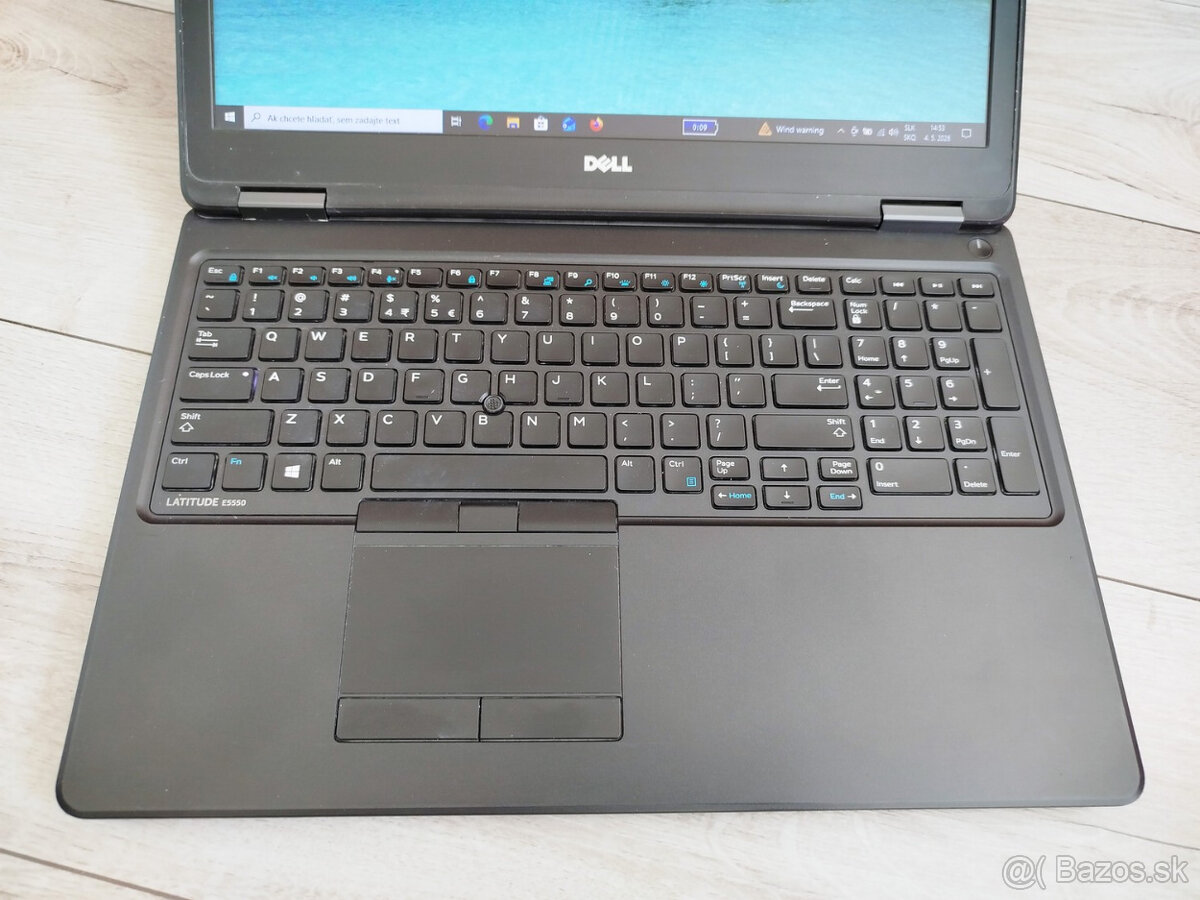 notebook Dell E5550 - Core i5-5300u, 8GB, 256GB SSD, W10 - 2