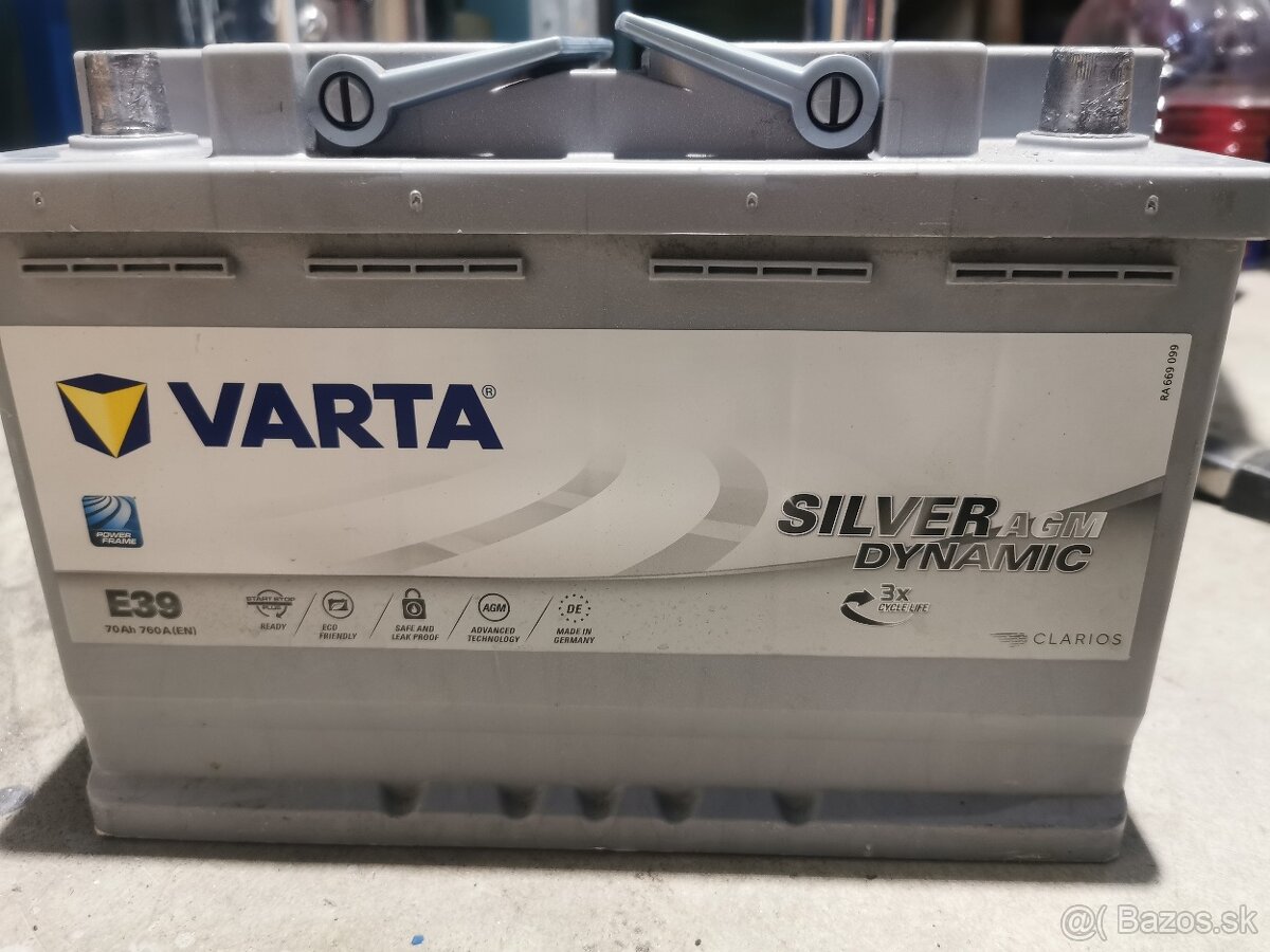 Akumulátor agm 70ah varta - 2