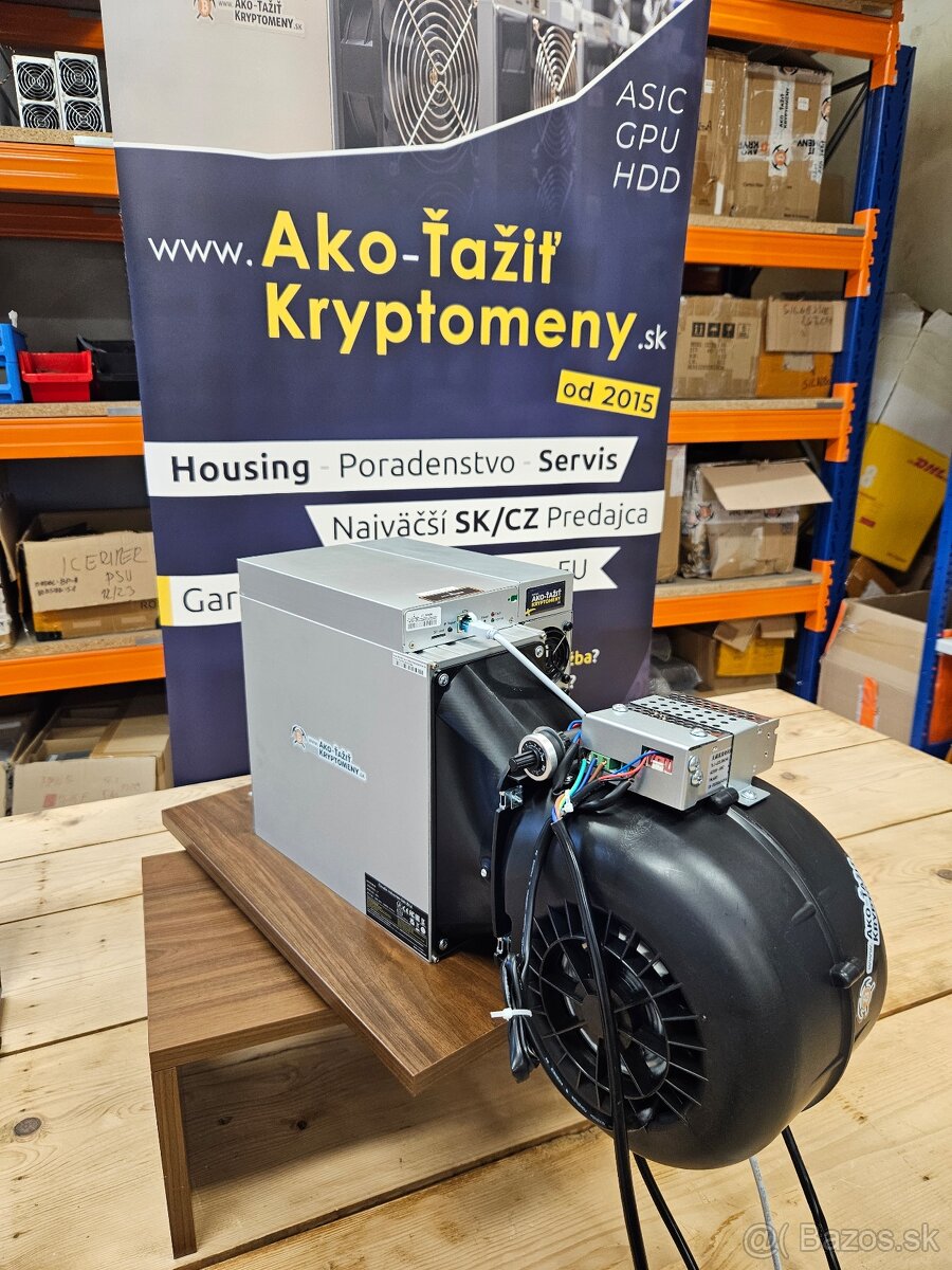 Radiálny ventilátor – odhlučnenie pre ASIC_minery - 2