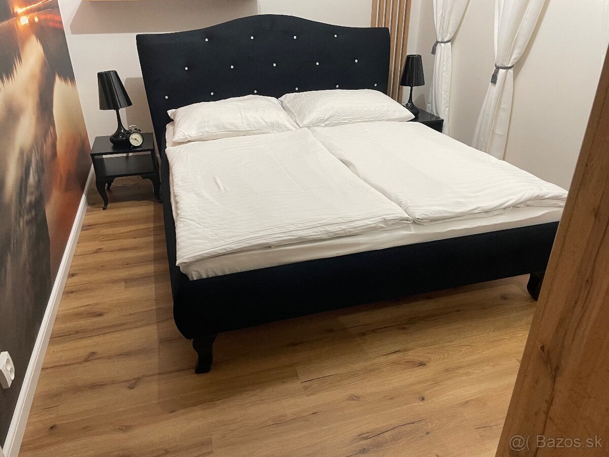 Predam calunenu manzelsku postel 160x200 Swarovski - 2