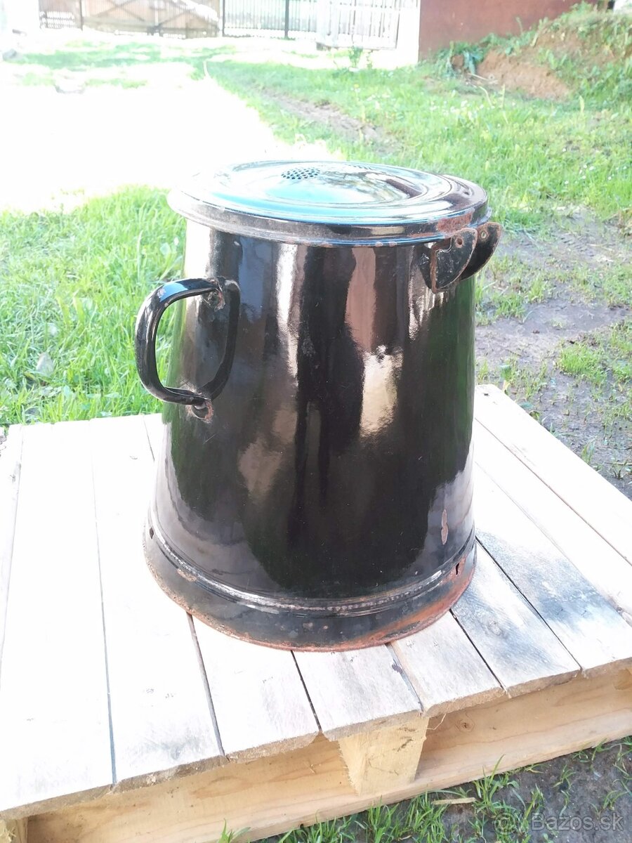 Smaltované hrnce, nádoby - 2