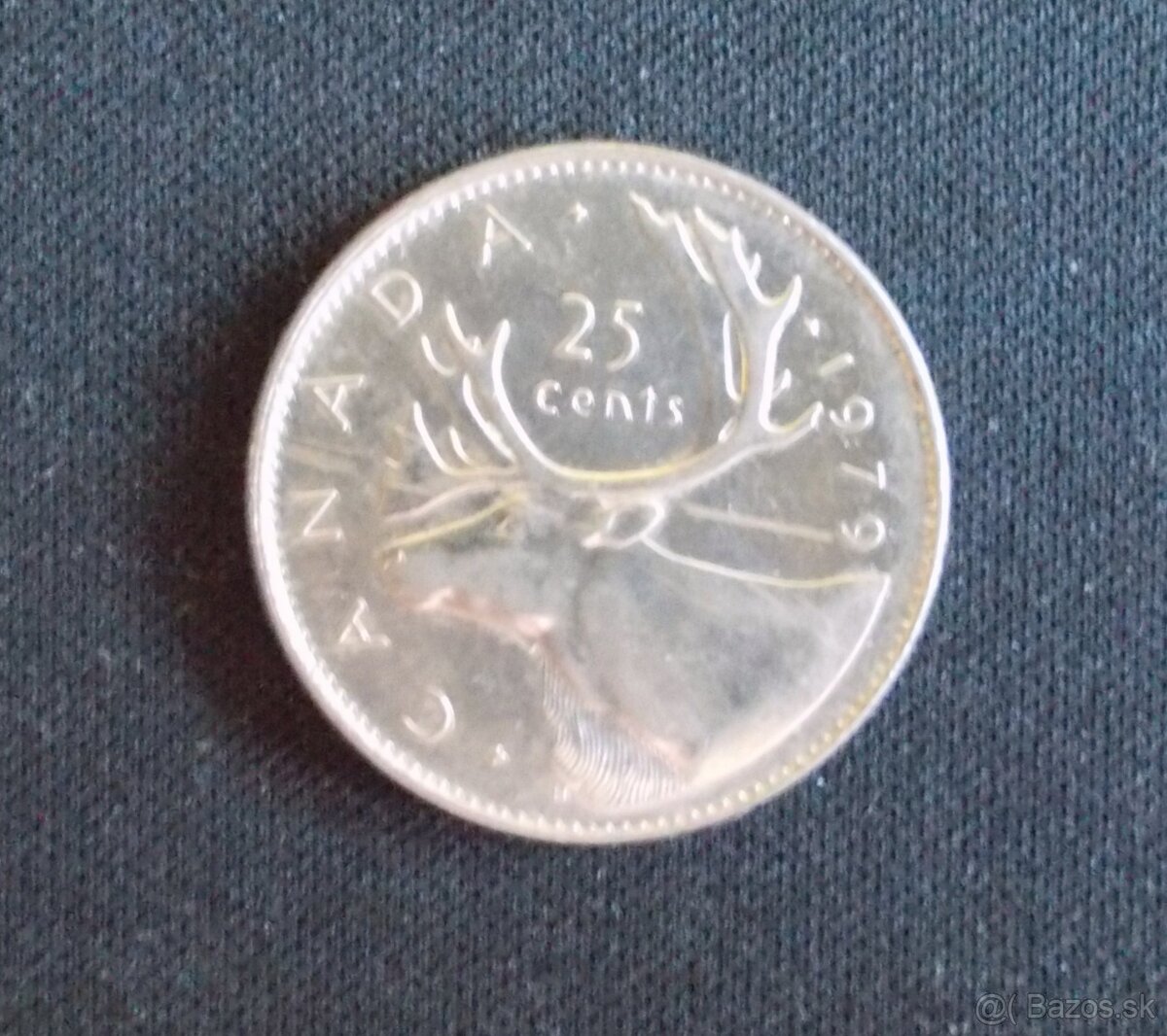 Predám kanadskú mincu 25 centov - 2