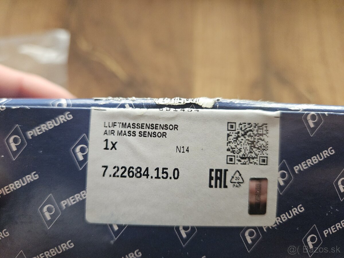 Váha vzduchu, Golf 5,4, ibiza... Pierburg, nová - 2