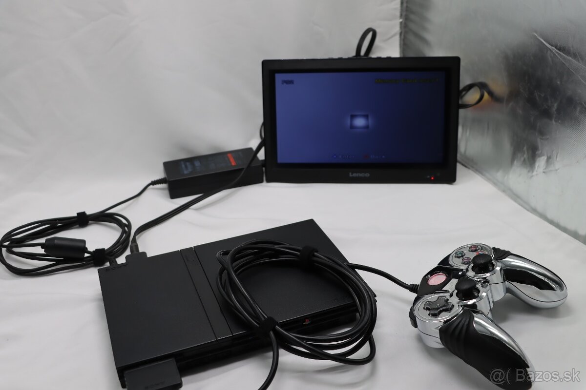 Sony PlayStation 2 PS2 SCPH-75004 - komplet príslušenstvo - 2