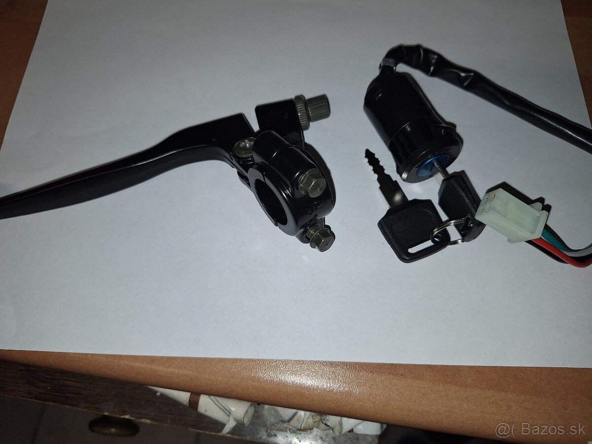 Páčka spojky s držiakom - 2