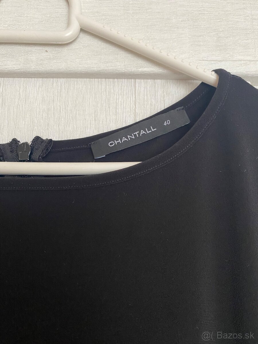 Čierne šaty Chantall - 2