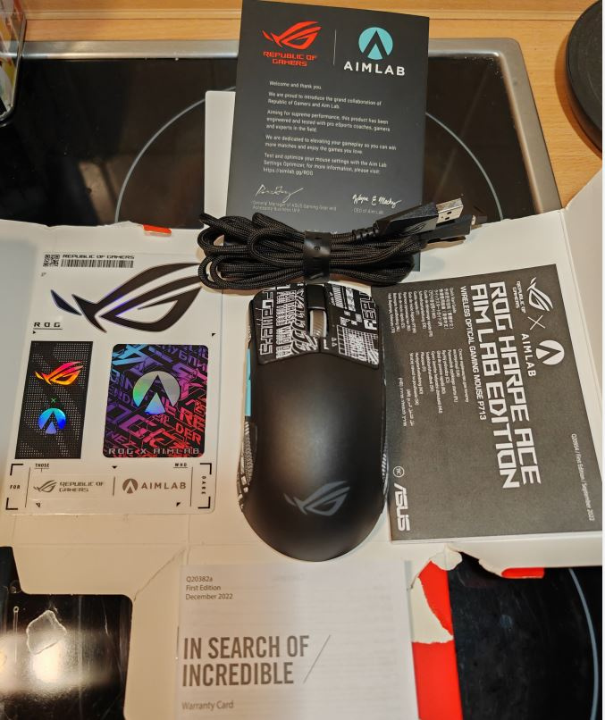 Herna mys ASUS ROG Harpe Ace Aim Lab Edition - 2