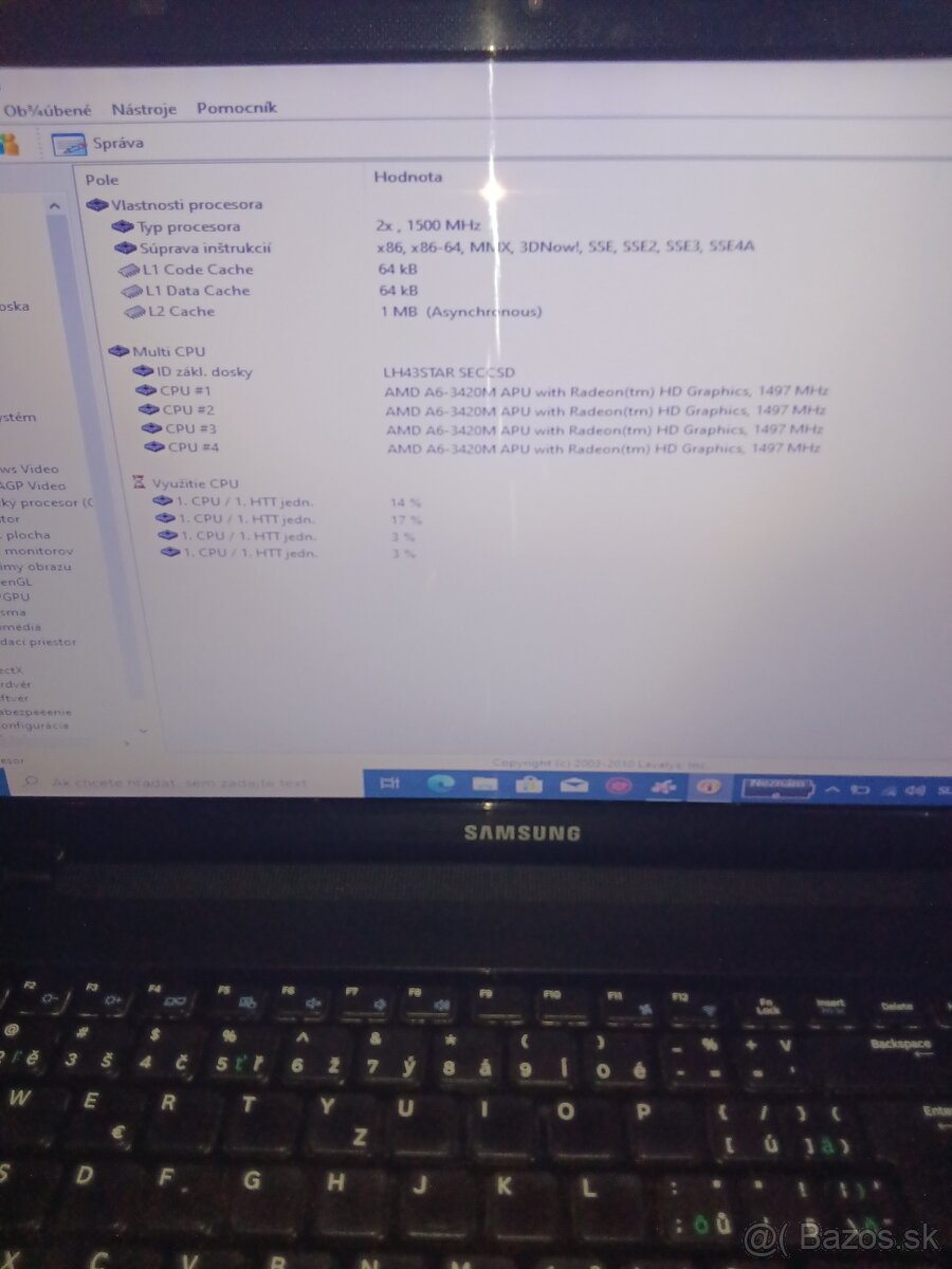 Samsung 305E strieborno-sivý - 2