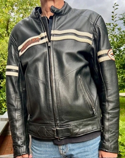 Kožená moto bunda Harley Davidson - 2