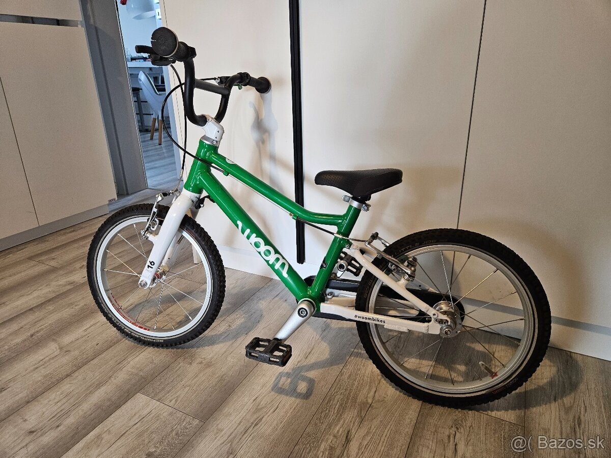 Woom 3 16' green, ako nový - 2