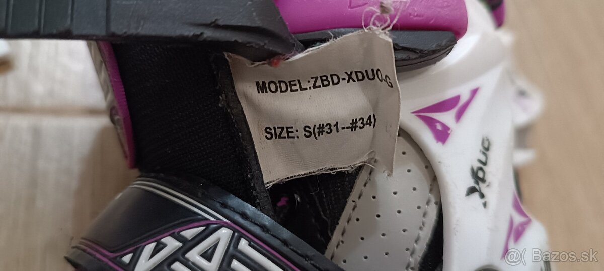 Detské korčule 2v1 velkosť 31-34 - 2