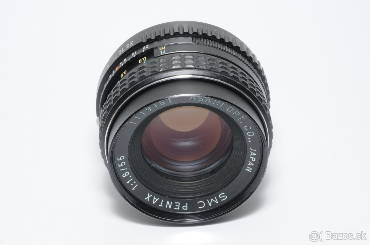 SMC PENTAX 1,8/55mm (ASAHI Japan) ZÁRUKA - TOP stav - 2