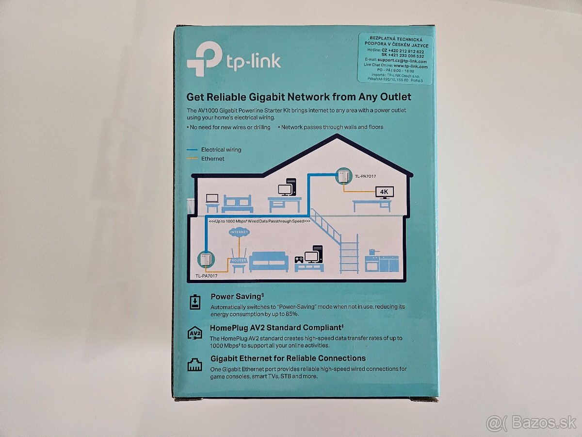 TP-LINK TL-PA7017P KIT powerline adaptéry - 2