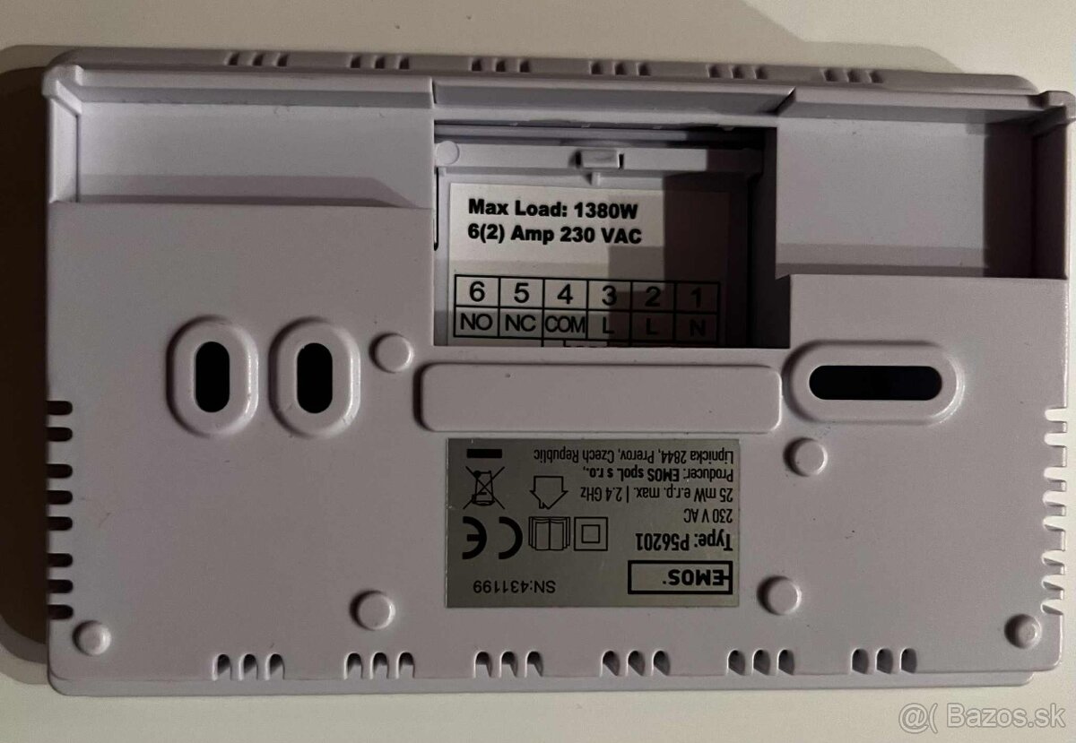 Digitálny izbový termostat EMOS P56201 s WiFi - 2