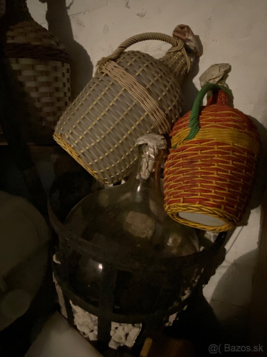 Demižóny - malé, stredné aj veľké - 2