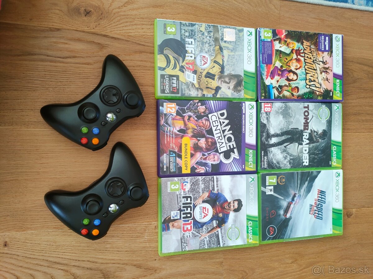 XBox 360 E CONSOLE + Kinect + Hry - 2