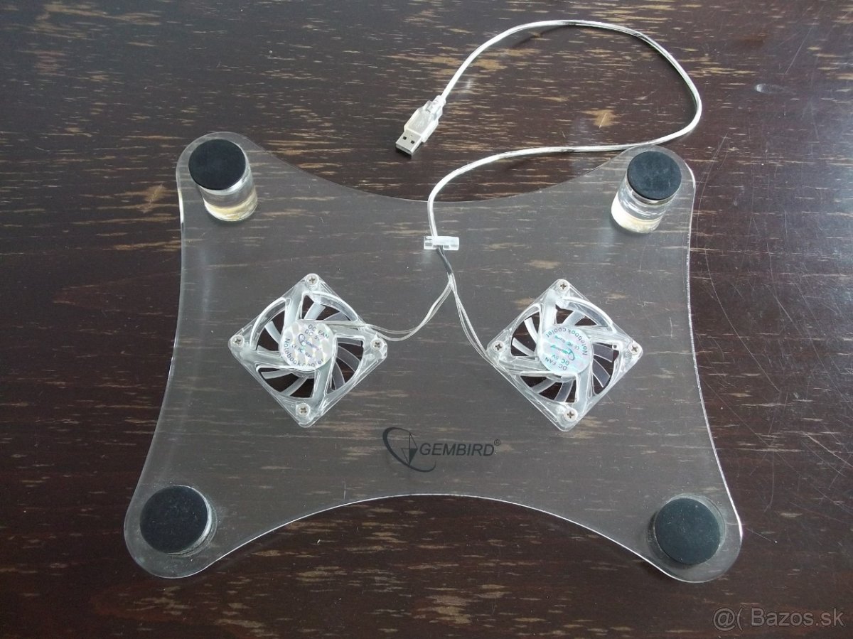 Podstavec pod notebook NBS3 s ventilátormi-GEMBIRD - 2