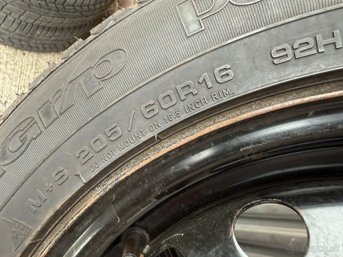 Zimne pneumatiky 205/60 R16 na diskoch 5x114,3 - 2