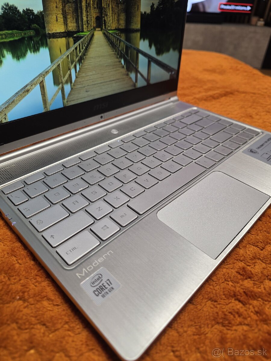 MSI MODERN 14, Intel i7 10510U, 32GB RAM, 512GB SSD NVMe - 2