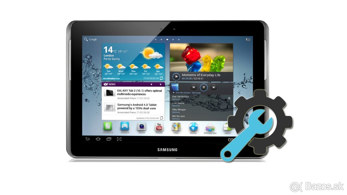Predám tablet Samsung Galaxy Tab 2, 16GB, 3G + Wifi - 2