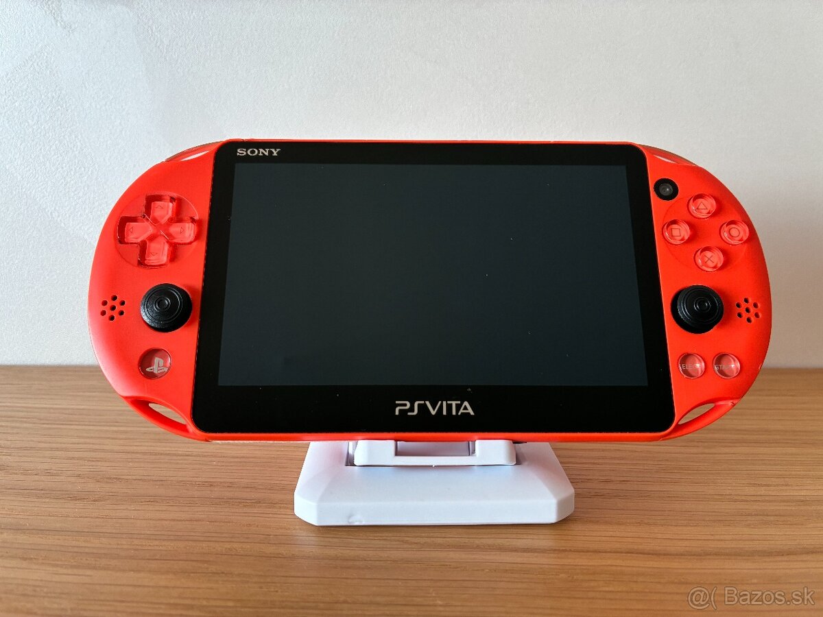 PS Vita 2000 slim neon orange s príslušenstvom - 2