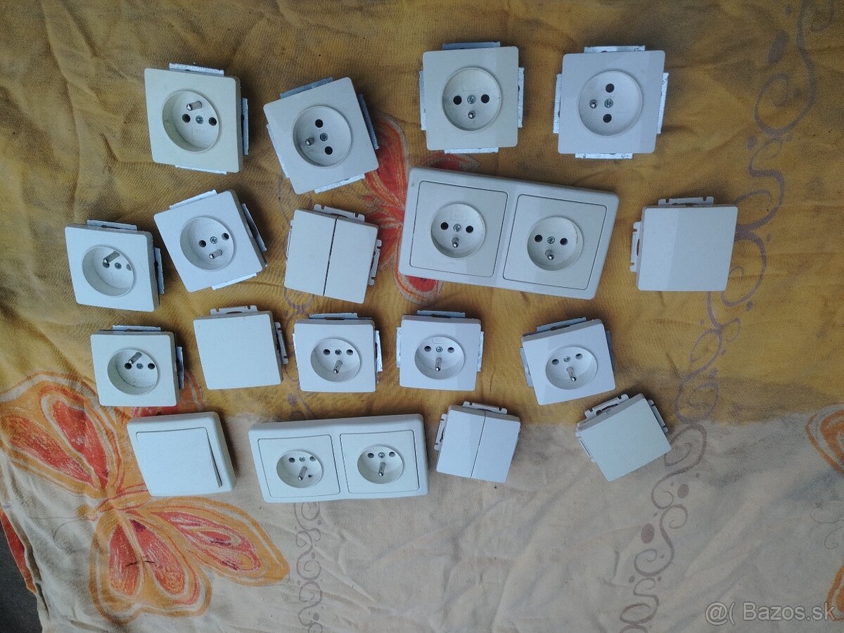 Predám zásuvky a vypínače - 2