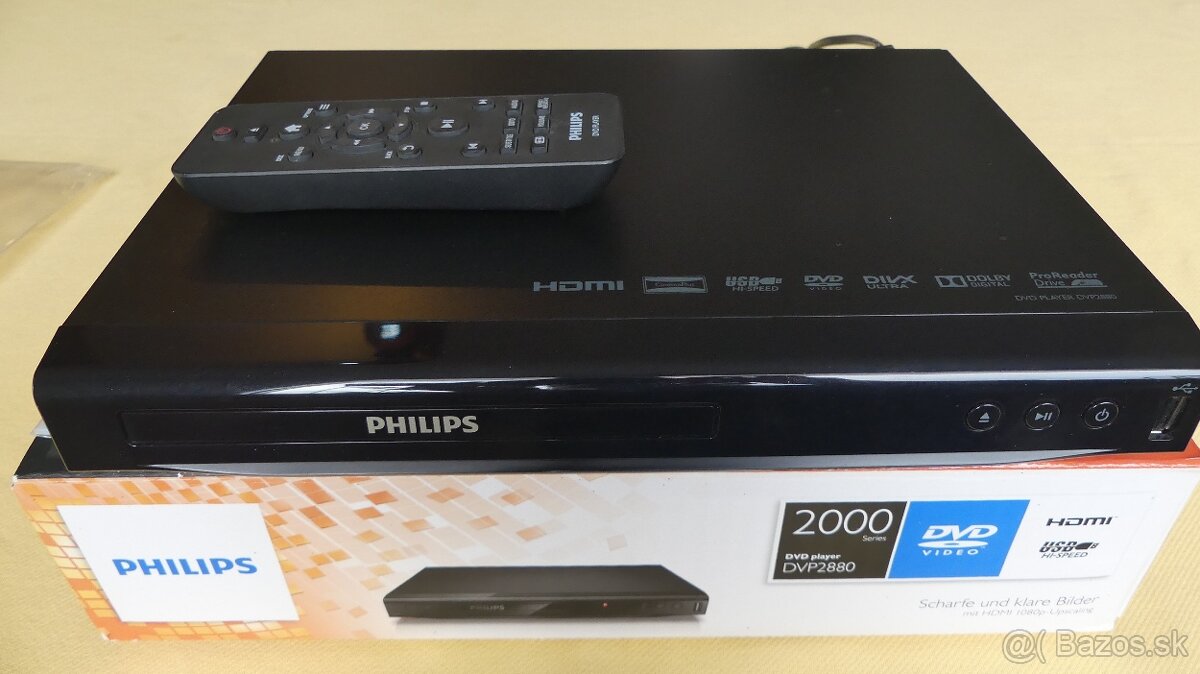DVD Prehrávač PHILIPS DVP2880 Series 2000 - 2