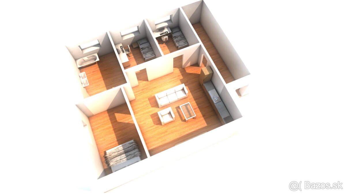 Unikátne 3-izbové byty 84 m² + terasa + parking | Istebnícka - Ansicht 2