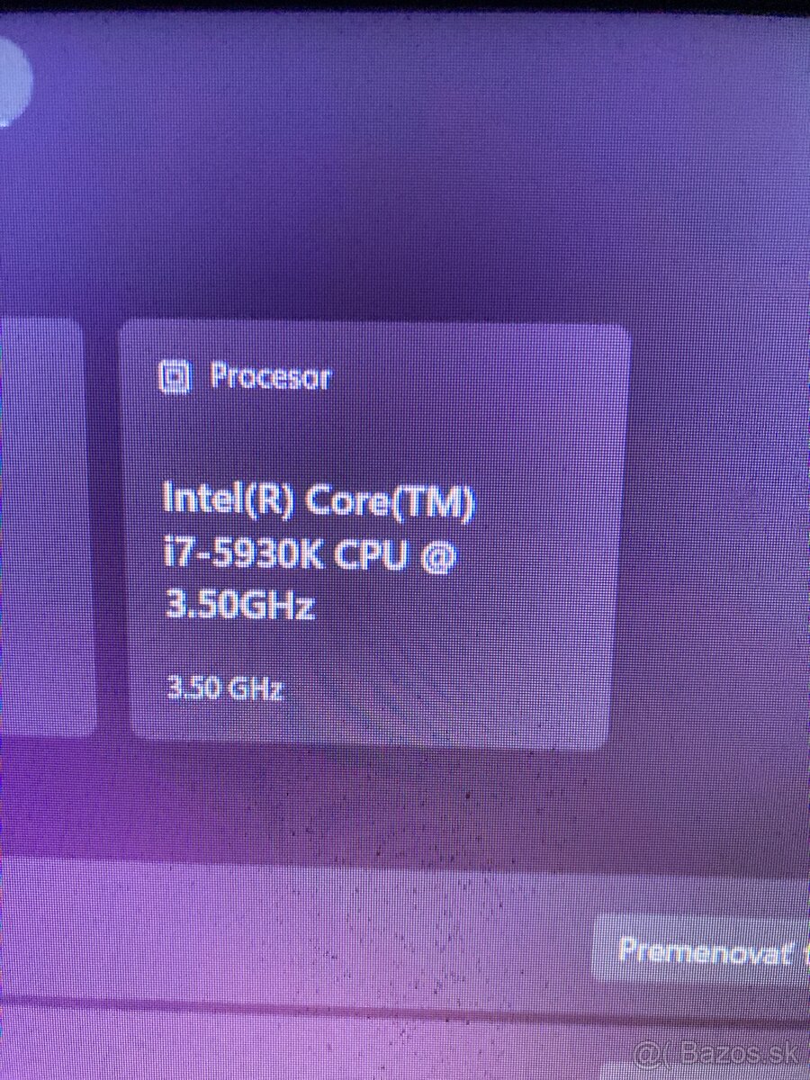 Intel i7-5930k X99 - 2
