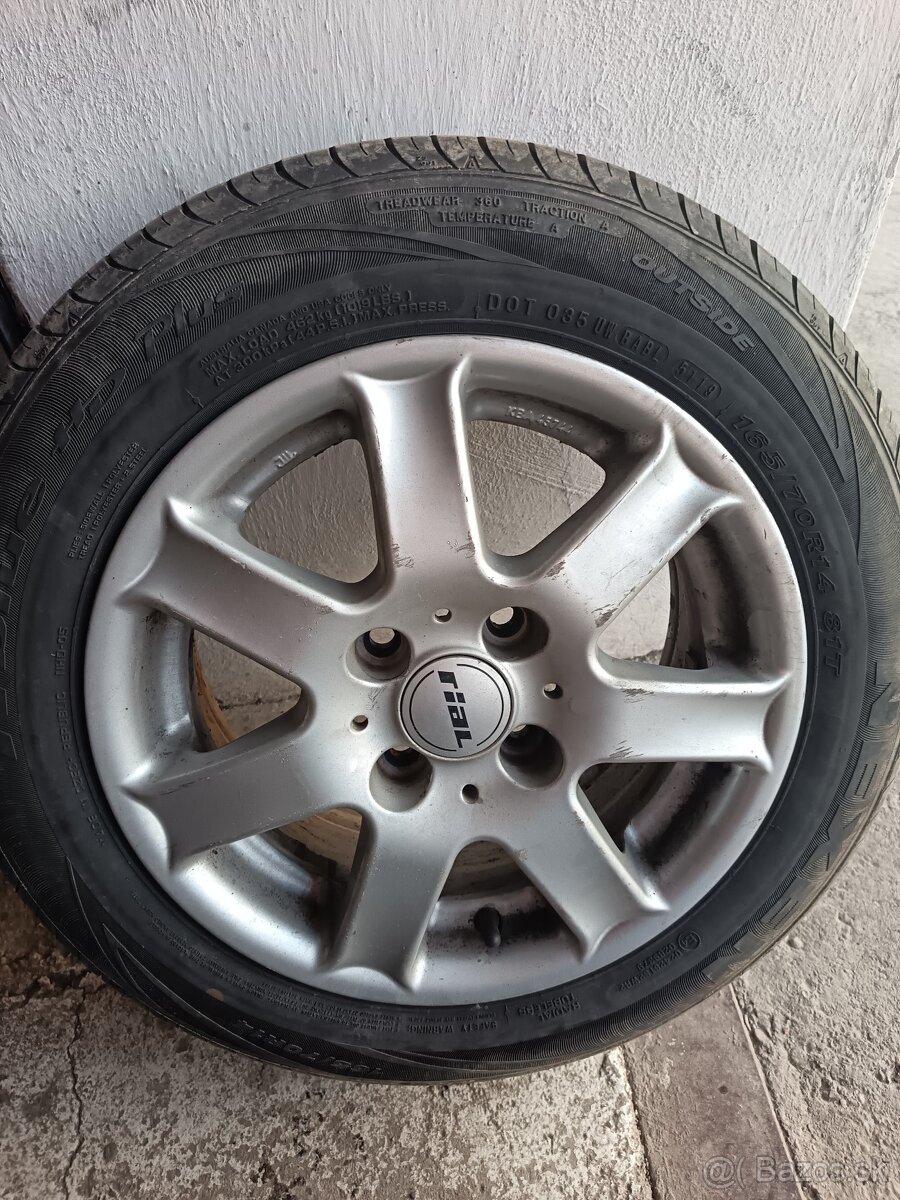 4x100r14 letné pneum.. - 2