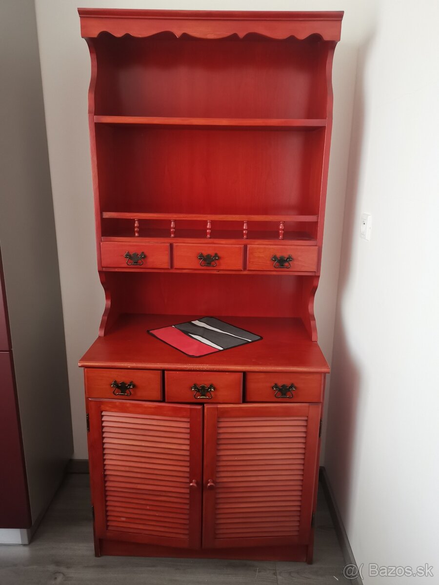 Bonanza retro zostava červená - 2