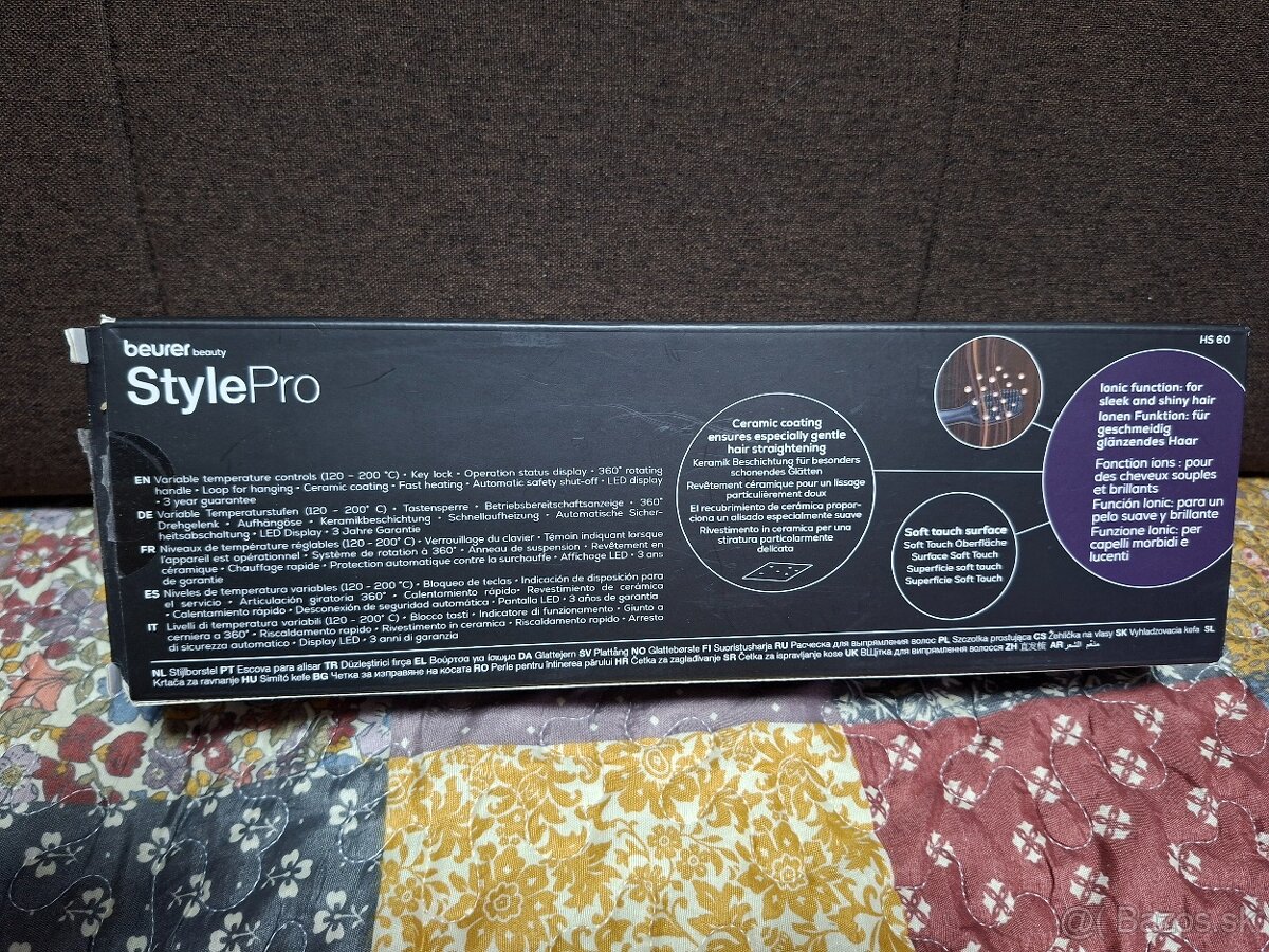 Kefa na vyrovnávanie vlasov zn.Beurer - 2