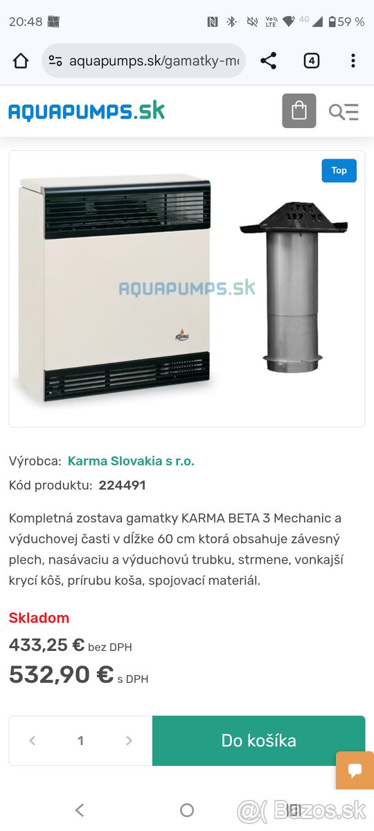 Gamatky Karma Beta 3,4 zabalené - 2