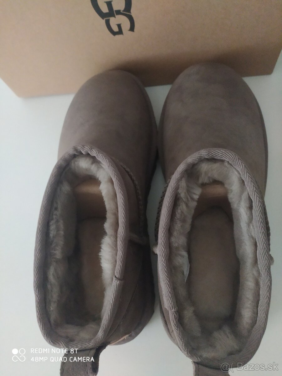 Ugg Classic ultra mini dámske kožené čižmy - 2
