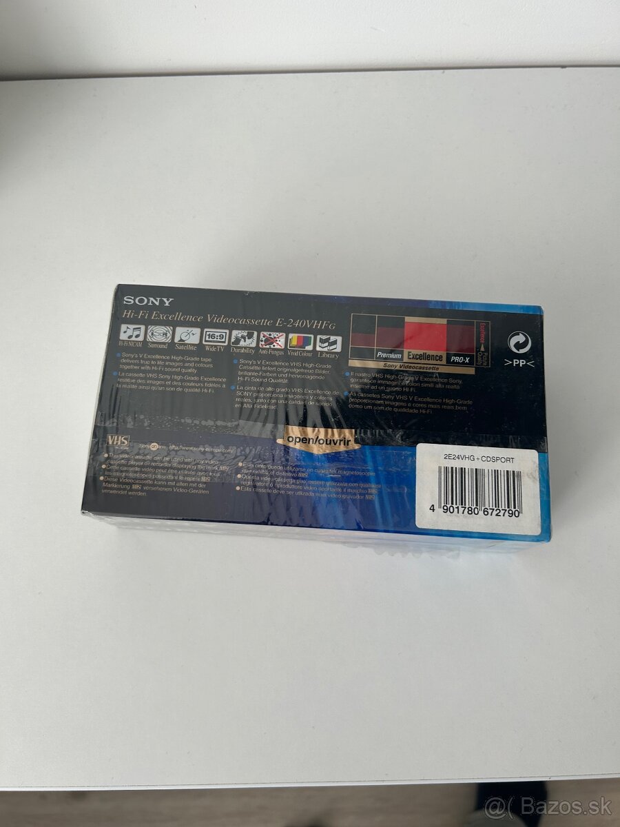 Predám 2ks videokaziet Sony E 240 Premium - 2