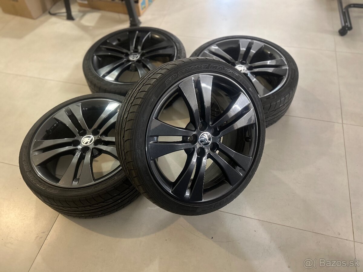 Elektróny 5x100 R17 orig. Škoda - 2