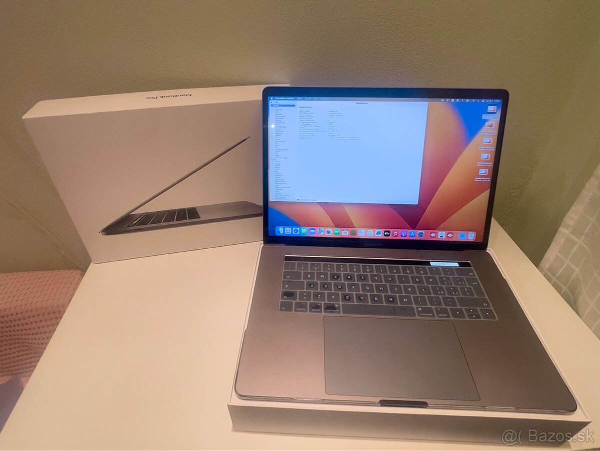 Macbook Pro i7, 15,4” - 16 GB, 512 GB, 2017 - 2