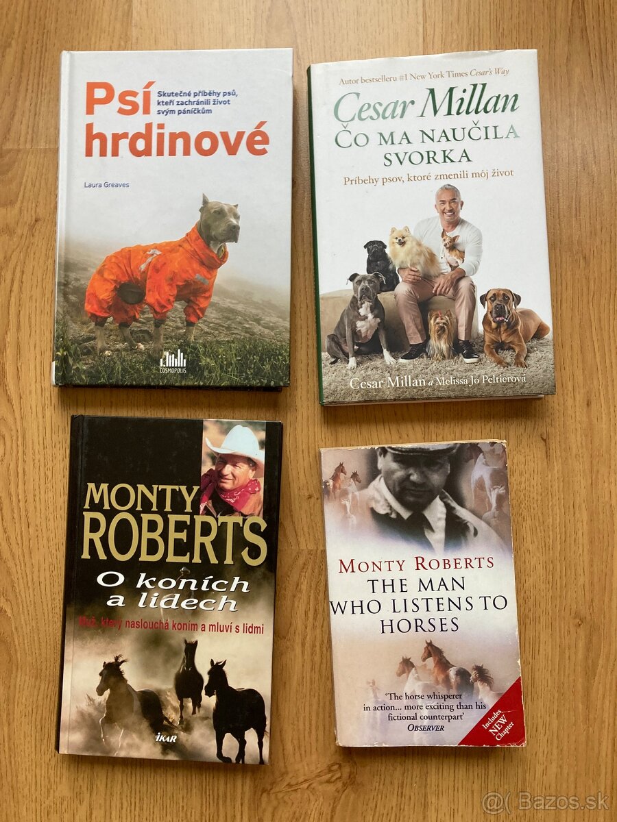 Knihy o psoch, konoch a kralikoch, rybkach - 2