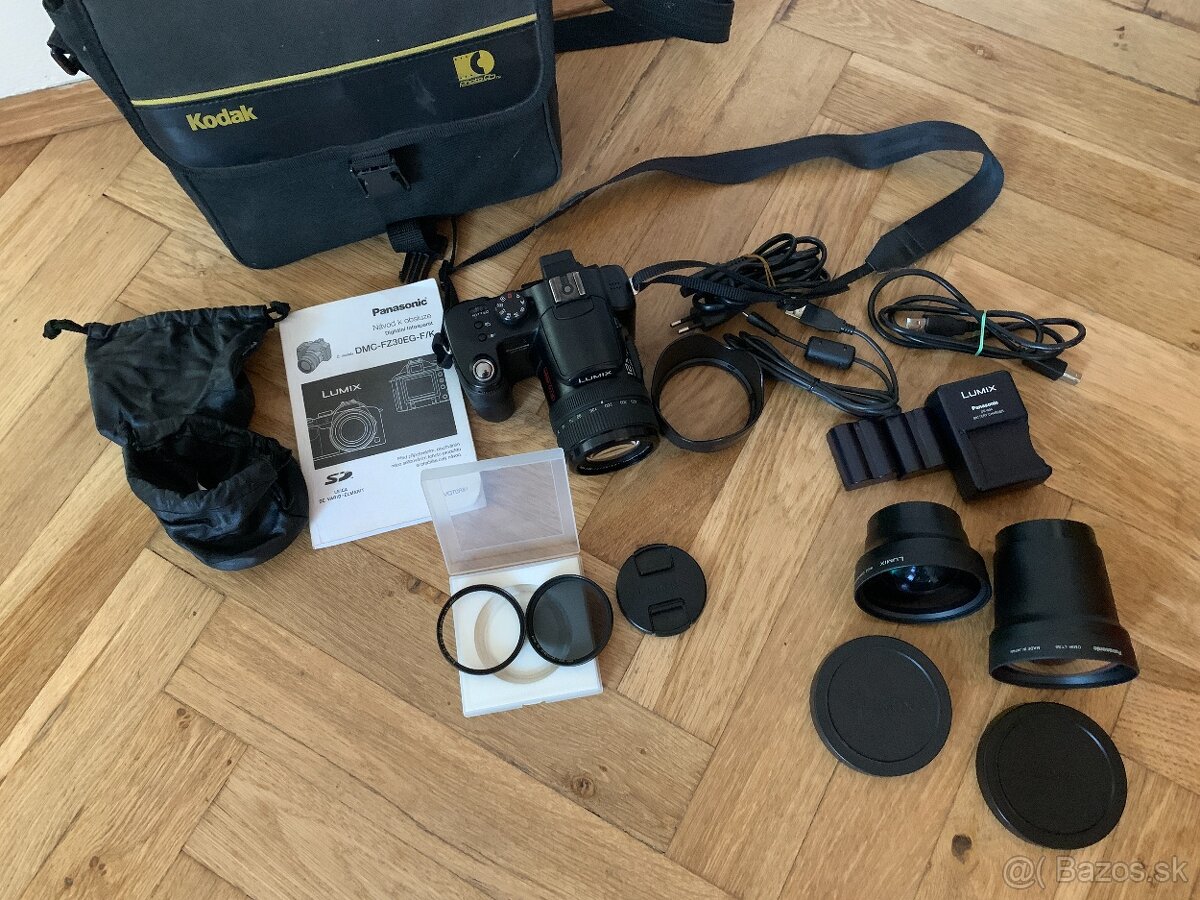 Predám digitálny fotoaparát Panasonic Lumix DMC-FZ30 - 2