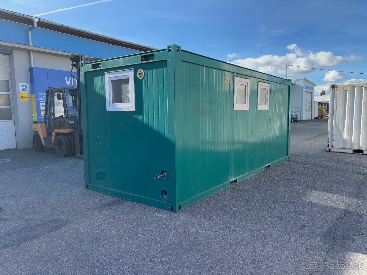 WC / sprchový kontejner / dámy & páni / 6m délky - 2