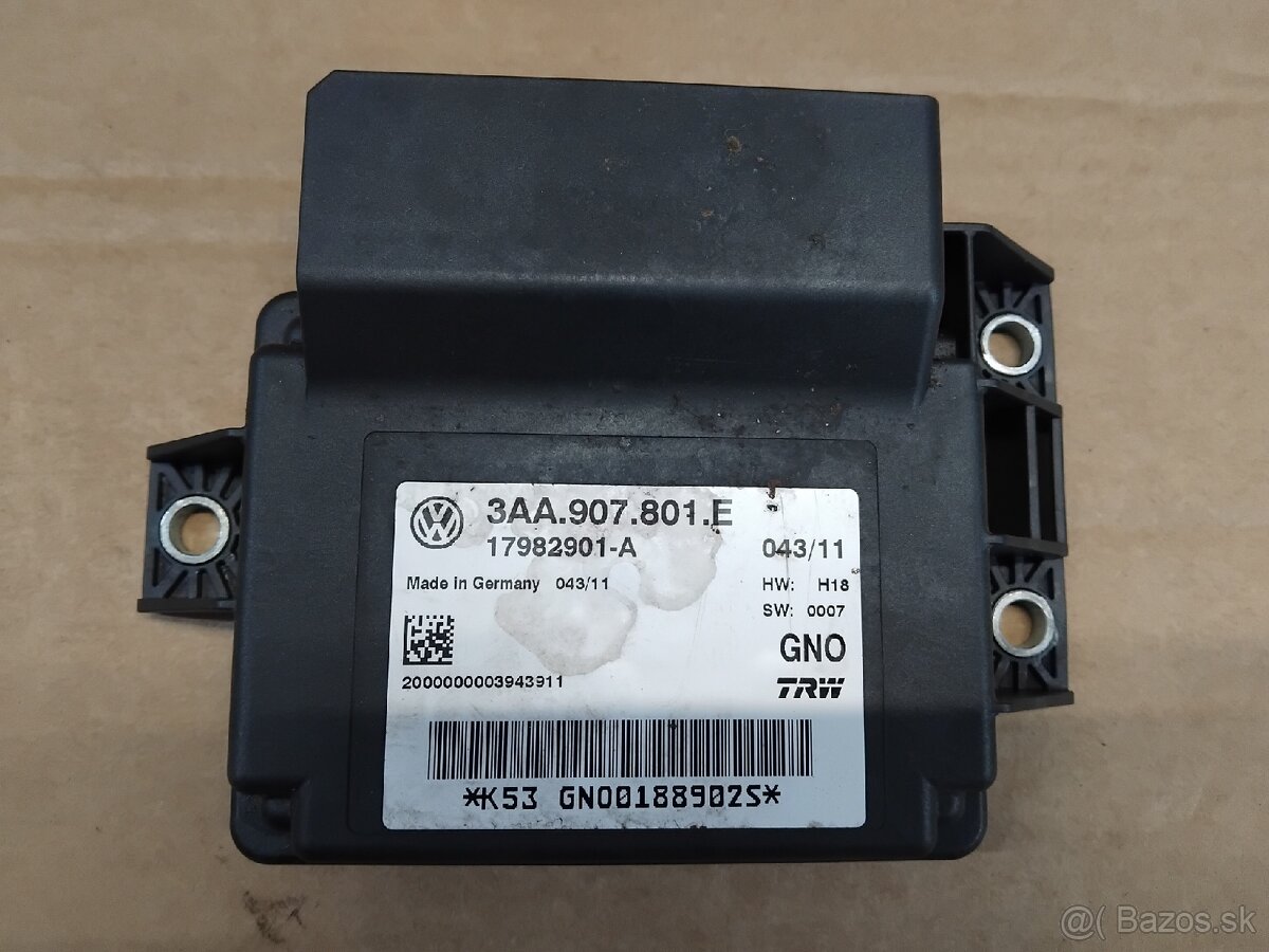 RJ ručnej brzdy VW Group - 2