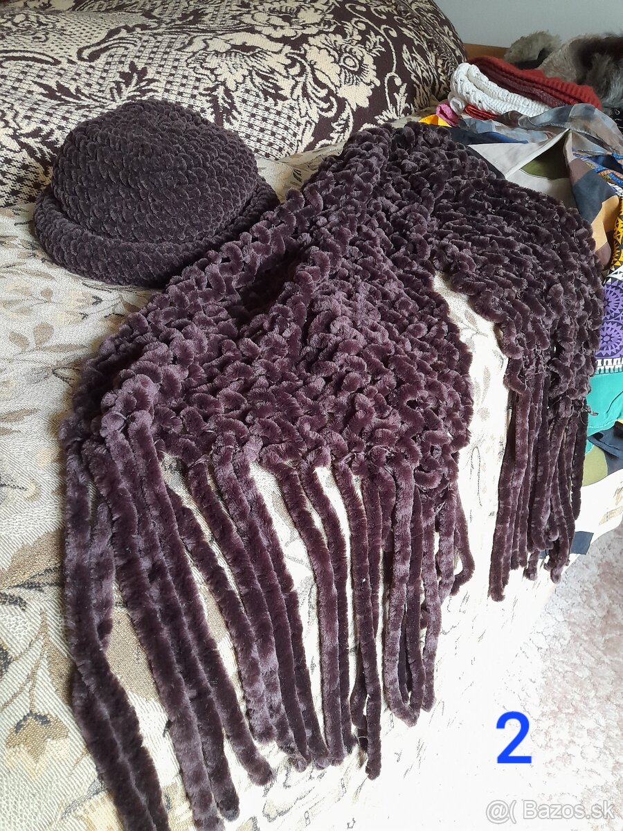 Dámske retro klobúky a šály - 2